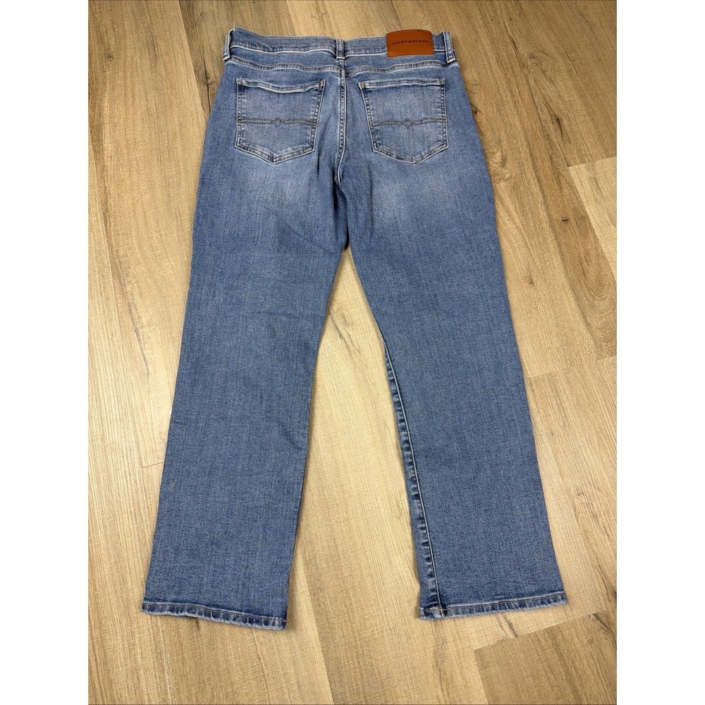 Lucky Brand Sweet Crop Jeans‎ Women's 6/28 Mid Rise Straight Crop Stretch Denim - Picture 5 of 6